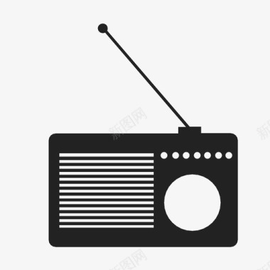 收音机广播通讯图标图标