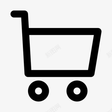 购物车销售电子商务图标图标