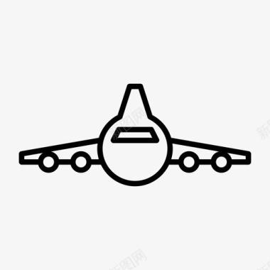 飞机旅行悸动图标图标