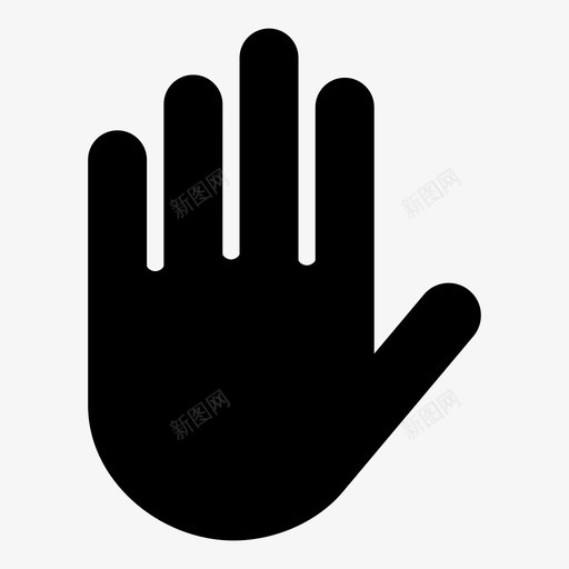 手掌材料手图标svg_新图网 https://ixintu.com 情绪 手 手势 手指 手掌 材料 注意力 活动 触摸 身体部位