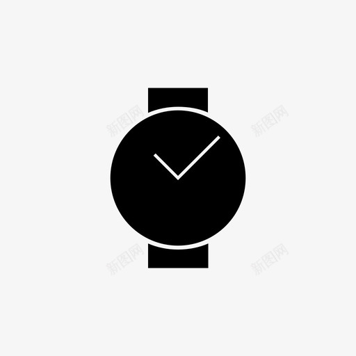 手表表顺时针图标svg_新图网 https://ixintu.com 手表 表顺时针