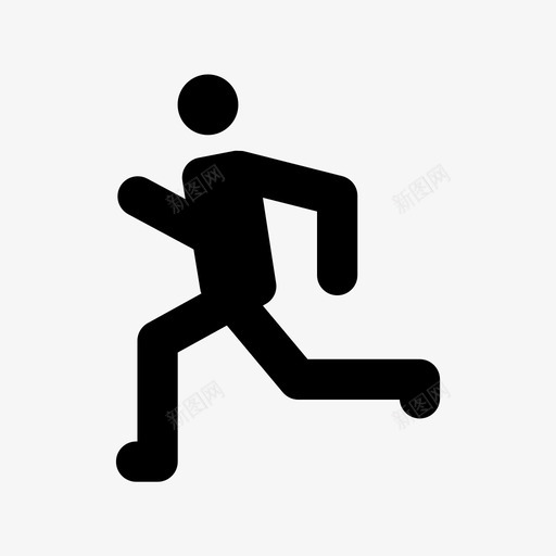 慢跑狂热马拉松图标svg_新图网 https://ixintu.com 健康坚果 快走 慢跑 步行者 狂热 赛跑 跑步 运动 运动和游戏材料设计图标 马拉松