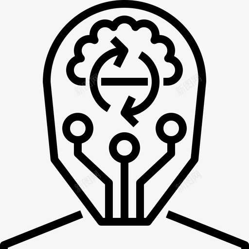 思考处理计划图标svg_新图网 https://ixintu.com 创业概念 处理 头脑 思想 思考 情绪 注意力 活动 精神 行动 计划