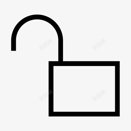解锁可接近关闭图标svg_新图网 https://ixintu.com 关闭 可接近 安全 打开 挂锁 解锁