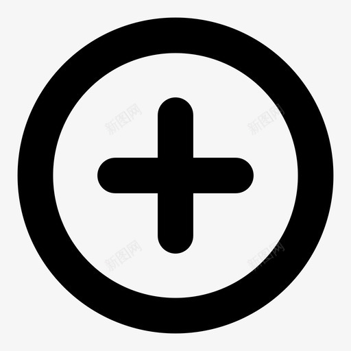 加益圈加图标svg_新图网 https://ixintu.com 值 减 加 医 圈加 增 多 益