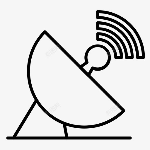 卫星天线展品雷达图标svg_新图网 https://ixintu.com 互联网 信号 卫星天线 展品 广播 材料 电子 航空飞机 雷达 项目