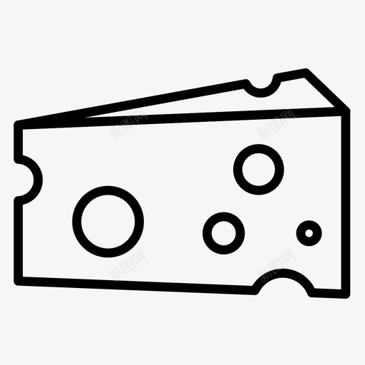 奶酪食品高达图标svg_新图网 https://ixintu.com 切片 奶酪 瑞士 瑞士奶酪 芒斯特 霉菌 食品 高达 鼠饵