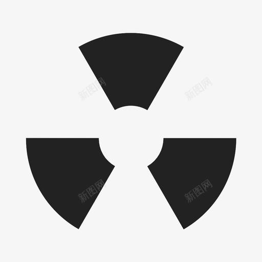 放射性废物病毒图标svg_新图网 https://ixintu.com 危险 废物 放射性 放射性物质 毒物 气体 污染 病毒 风险