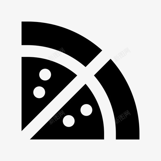 披萨食品和饮料材料标图标svg_新图网 https://ixintu.com 披萨 食品和饮料材料设计图标