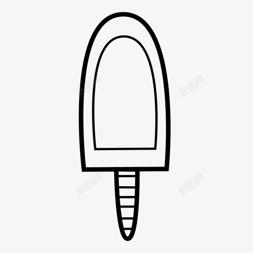 冰棒冷甜点图标svg_新图网 https://ixintu.com 冰棒 冰淇淋 冷 冷冻 夏季 甜 甜点 甜食 舔