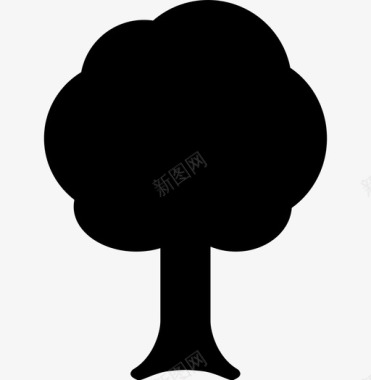 树木展示品植物图标图标