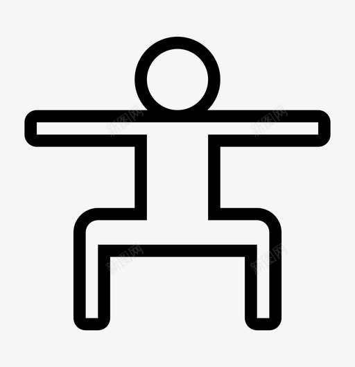 蹲下修剪溪流图标svg_新图网 https://ixintu.com 交流 人 使用者和人 修剪 搏击 棒形 溪流 瑜伽 脉搏 蹲下 运动