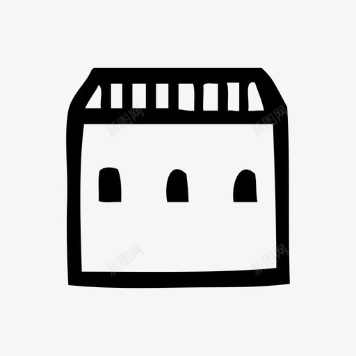 希腊乡村住宅建筑希腊图标svg_新图网 https://ixintu.com 住宅 展示件 希腊 希腊乡村住宅 建筑 材料 项目