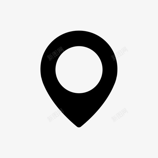 地图针导航地图标记svg_新图网 https://ixintu.com gps定位 位置 地图标记 地图针 地址 地点 导航 目的地 迷你符号第一卷