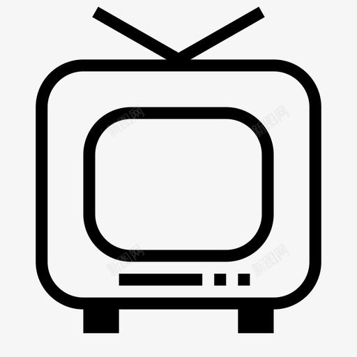 采购产品电视管技术图标svg_新图网 https://ixintu.com 天线 屏幕 技术 拨号 旧 电视 盒子 硬件和设备 管 过时 采购产品电视