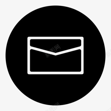 信封盒子电子邮件图标图标