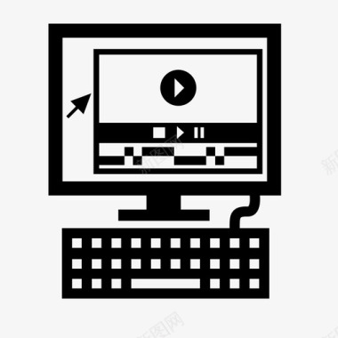 计算机视频传输软件图标图标