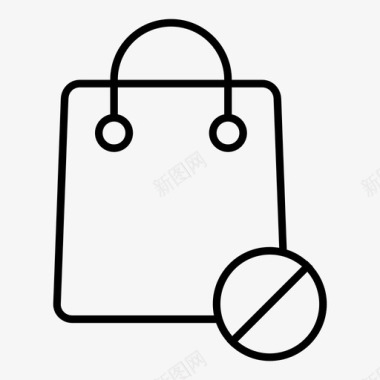 购物袋区块1添加到购物车图标图标