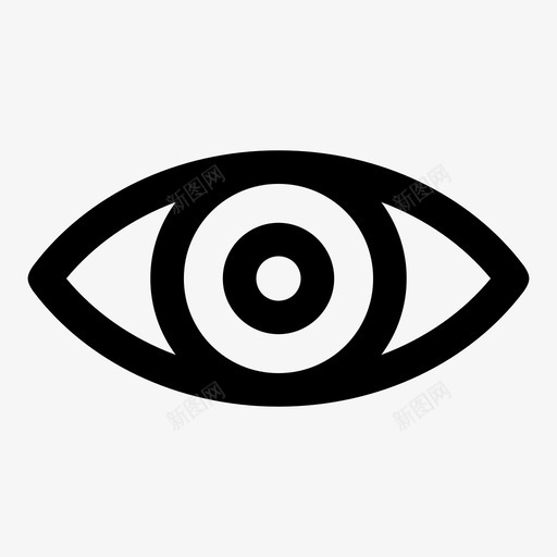 眼睛视力震颤图标svg_新图网 https://ixintu.com 光学 医学眼睛 大胆 悸动 眼球 眼睛 纹章 脉搏 视力 跳动 震颤