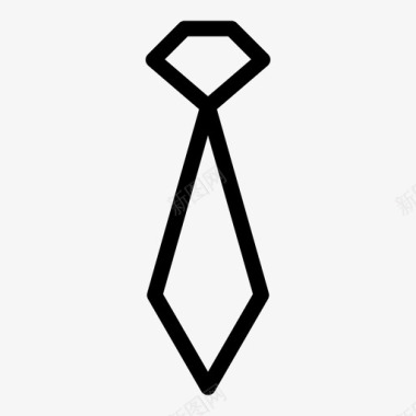 领带正式活动温莎图标图标