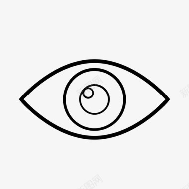 眼头看图标图标