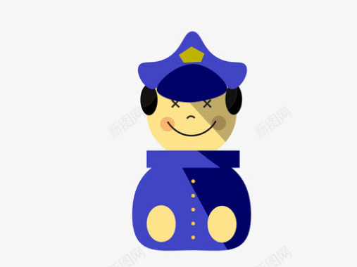 警察乔布斯图标图标