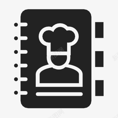 食谱书烹饪烹饪指南图标图标
