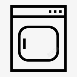 无线物件烘干机洗衣机智能手机图标高清图片