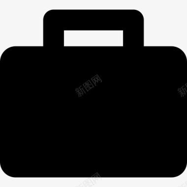 黑色手提箱商务宇宙图标图标