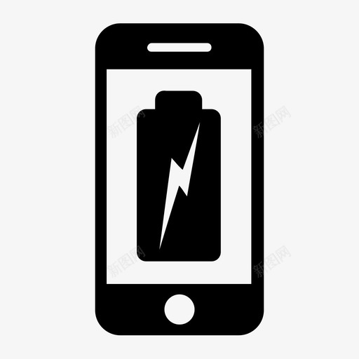 移动电池低电量满电图标svg_新图网 https://ixintu.com 低电量 充电 智能手机 检查 满电 电池充满 移动电池 移动集合1 能量