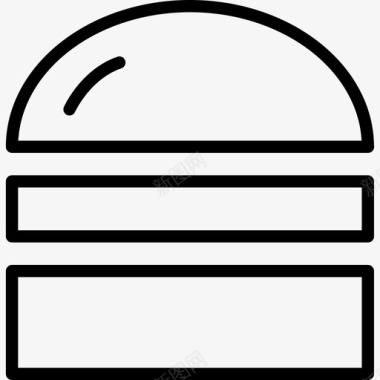 汉堡面包卡路里图标图标