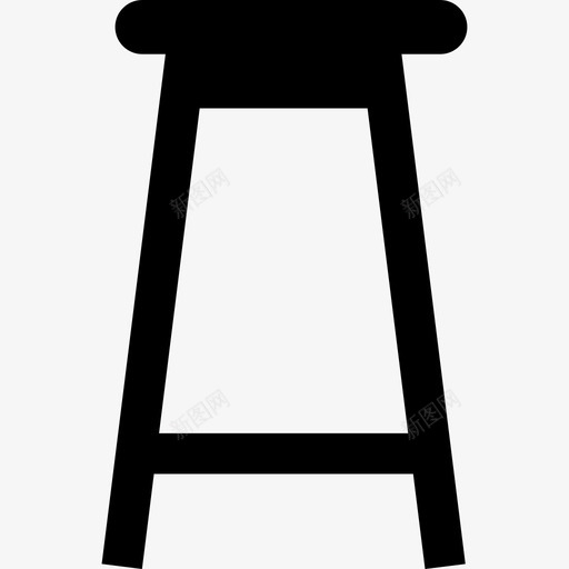 厨房椅工具和用具家居用品图标svg_新图网 https://ixintu.com 厨房椅 家居用品 工具和用具