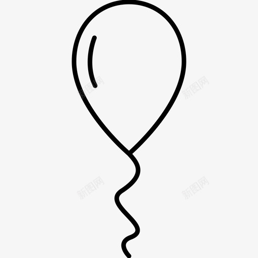 气球生日装饰图标svg_新图网 https://ixintu.com 假日 气球 氦气 派对 派对礼物 热空气 生日 装饰