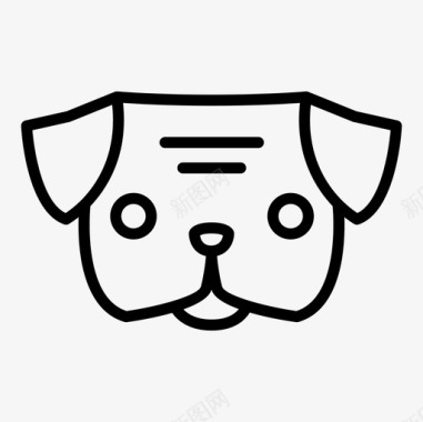 哈巴狗动物品种图标图标