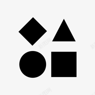 形状拼图游戏图标图标