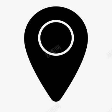地图图钉地点位置图标图标