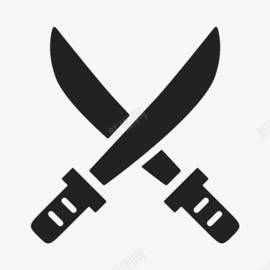 武士刀武器剑图标图标