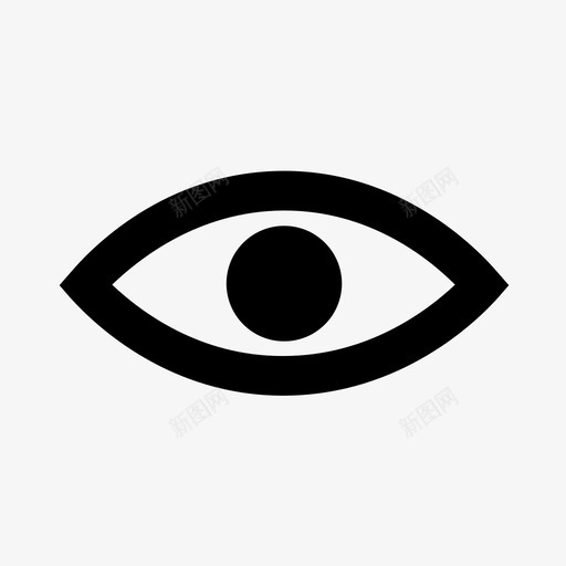 眼睛能见度观察者图标svg_新图网 https://ixintu.com 互联网 放牧 无线 爆发 眼睛 睁开眼睛 纹章 能见度 观察者