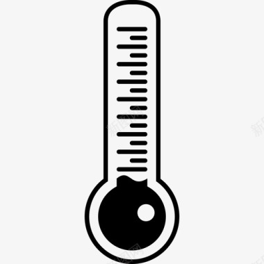温度计工具和器具生态主义图标图标