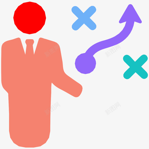 战略商业商业战略图标svg_新图网 https://ixintu.com 商业 商业战略 战略 未来 目标 胜利 计划 项目