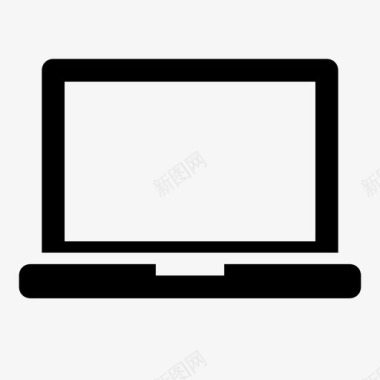 笔记本电脑屏幕pc图标图标