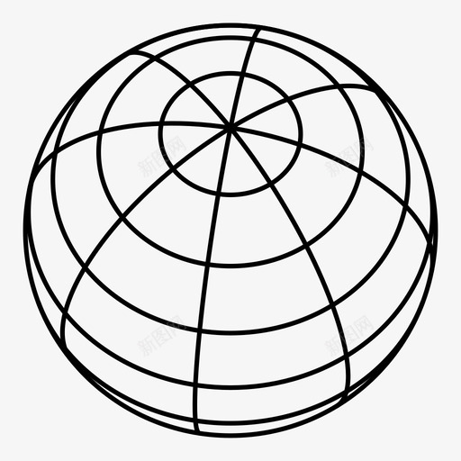 球体下部正确图标svg_新图网 https://ixintu.com 下部 世界 信号 全局 几何 指示器 正确 球体 行星 角色