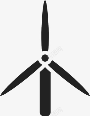 风力涡轮机风力天气预报图标图标