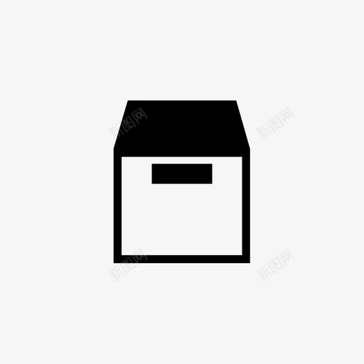 箱潮存储图标svg_新图网 https://ixintu.com 互联网 包装 存储 振动 最新技术 潮 移动 箱 纸板箱 纸箱包装 纸箱外包装上的标识 震动