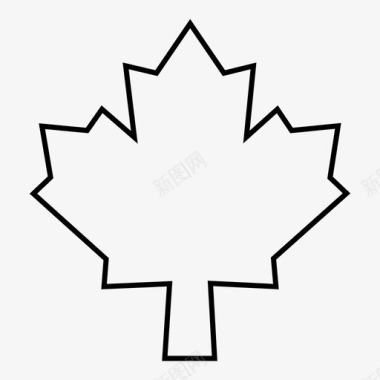 枫叶加拿大广岛图标图标