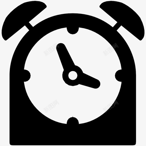 闹钟电话早上图标svg_新图网 https://ixintu.com 定时 早上 时间 时间管理 电话 起床 铃声 闹钟