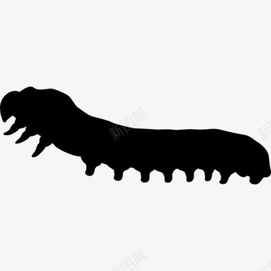 线虫形状动物动物王国图标图标