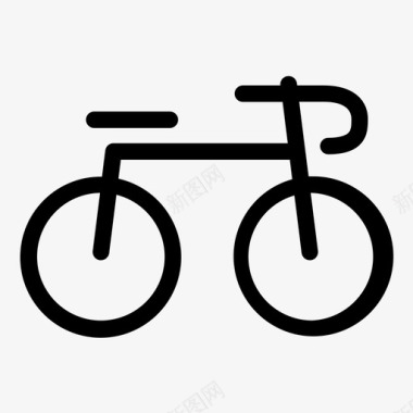 自行车运动偶像图标图标