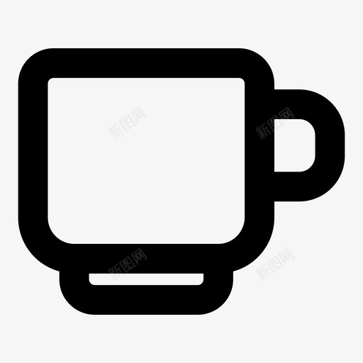 杯子展示品材料图标svg_新图网 https://ixintu.com 咖啡 展示品 材料 杯子 热的 物品 茶 陶器 食物烹饪提纲粗体 饮料