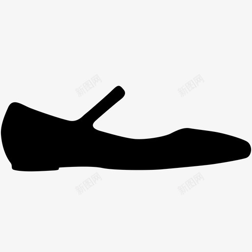 maryjanes鞋子类型图标svg_新图网 https://ixintu.com maryjanes 鞋子类型